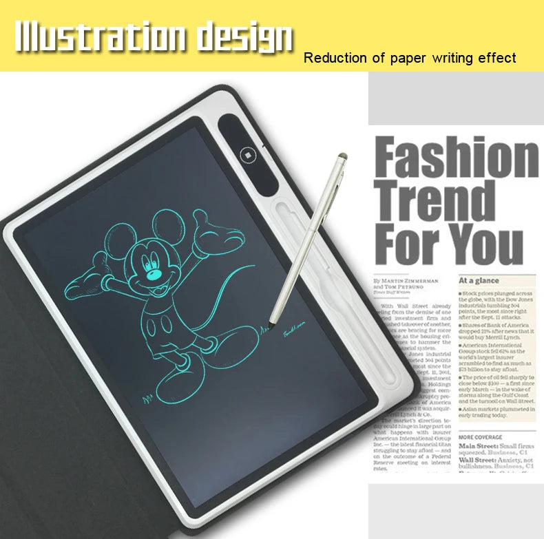 10.5 Inch kids digital electronic drawing boards multi color screen 10.5 inch lcd writing tablet memo pad