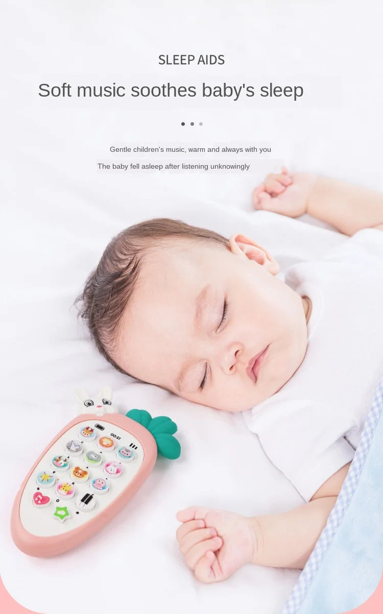 Baby Mobile Phone Infant Early Education Telephone Learning Machine Simulation Music Intellectual Phones Children 0-3 Years Old