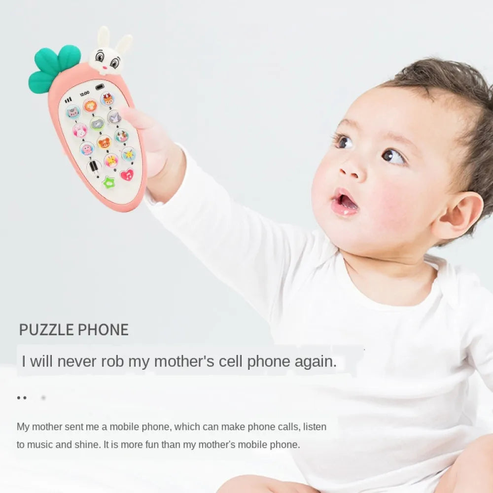 Baby Mobile Phone Infant Early Education Telephone Learning Machine Simulation Music Intellectual Phones Children 0-3 Years Old