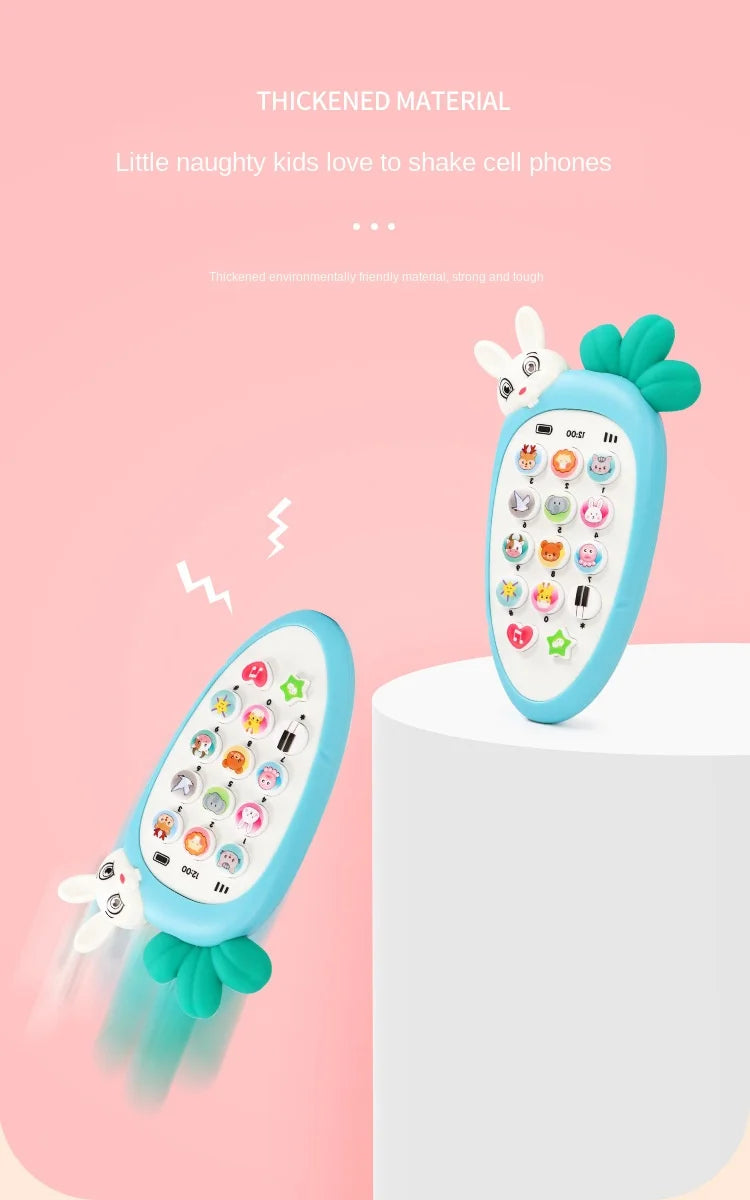 Baby Mobile Phone Infant Early Education Telephone Learning Machine Simulation Music Intellectual Phones Children 0-3 Years Old