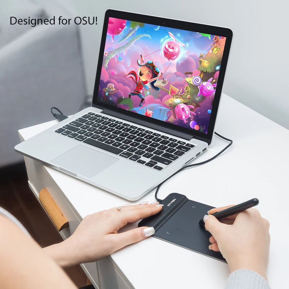 XPPen Star G430S Drawing Tablet Graphics Tablet for OSU Art Design Business Signature with Battery-free Stylus 8192 Levels