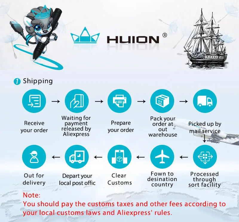 HUION Kamvas 24 Graphics Tablet Monitor 23.8 Inch QHD Screen Anti-Glare Glass Film Pen Display with Stand Support PC Android