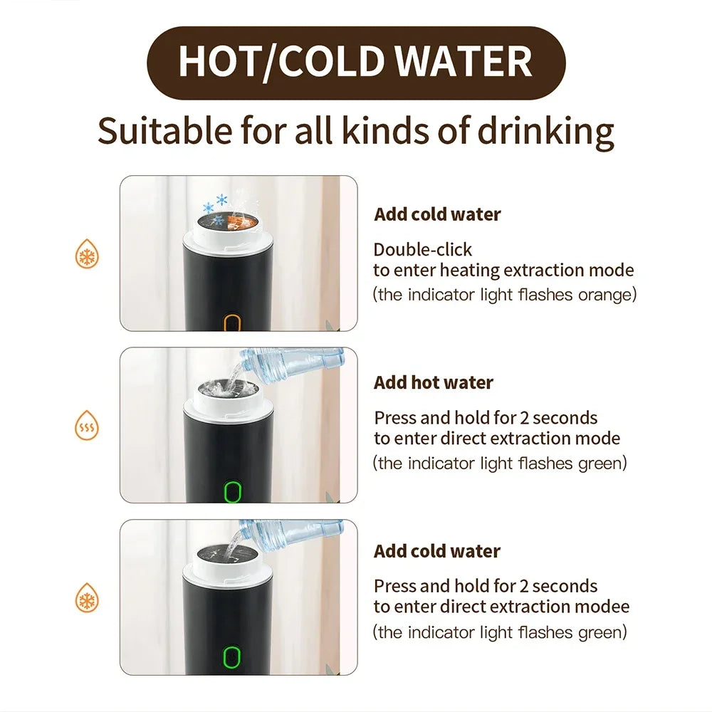 3 in 1 Portable Cordless Espresso Machine Travel, Car and Home Camping Coffee Maker Capsule Powder Coffee Maker Smart Heating