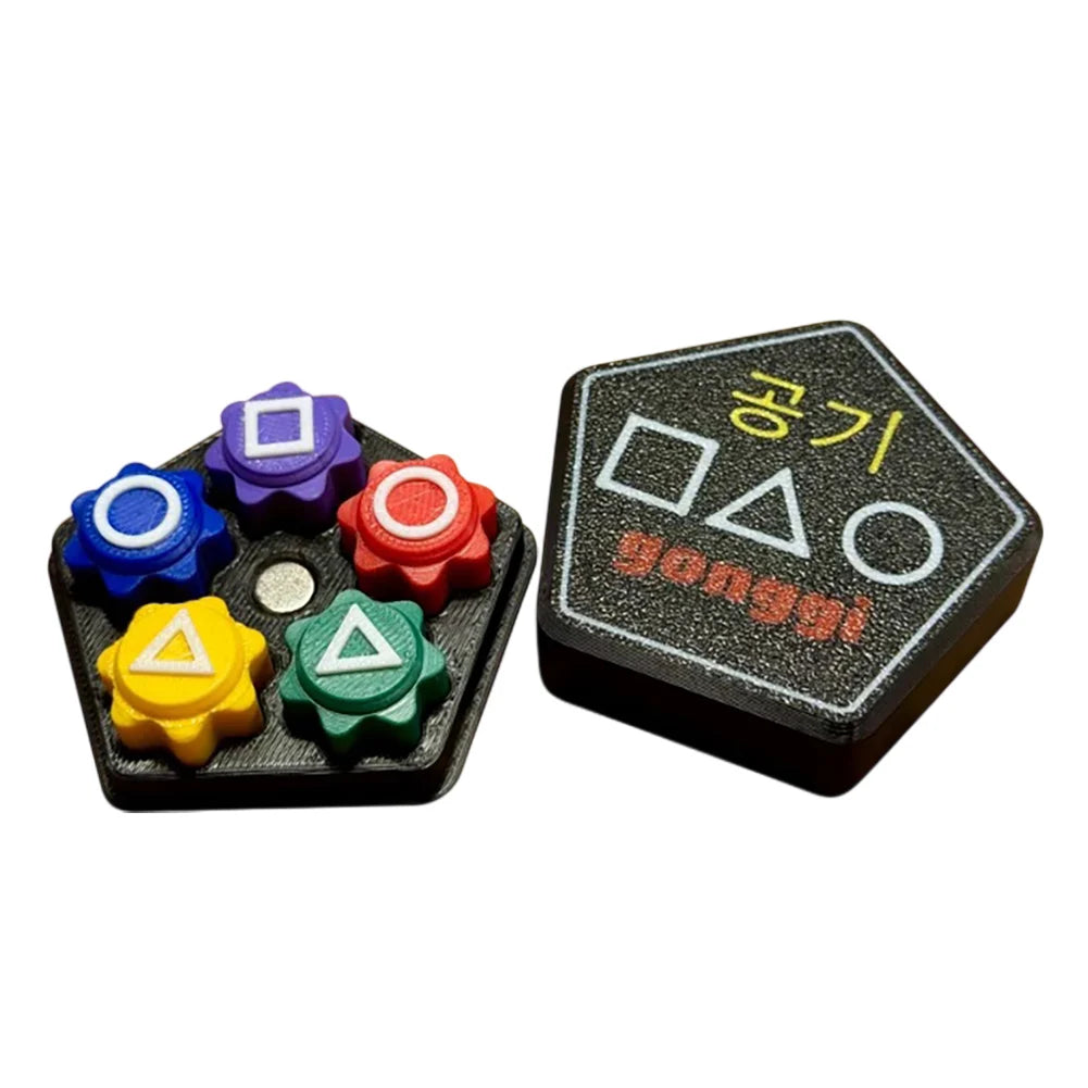 Gonggi Game Korean Folk Game Traditional Play Game Family Stone Catching Party Board Games Hand Eye Coordination Training Toy