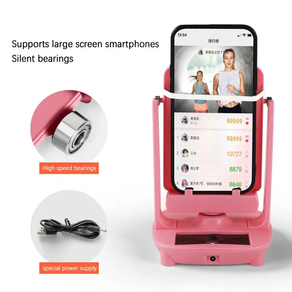 Pedometer Desk Wiggler Mobile Phone Stand Holder Automatic Swing Shake Phone Walking Swing Shaker Brush Stepper For All Phone 