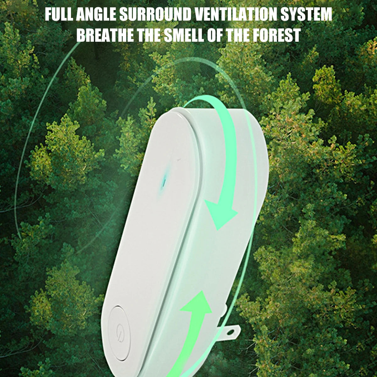 Portable Air Purifier Quiet and Energy-saving Smoke Remover Anion Air Filter Intelligent Household Air Freshener Ionizer Cleaner