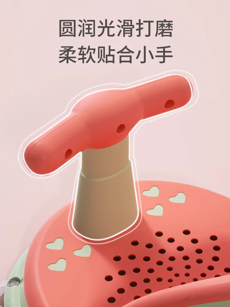 Baby Bath Seat Anti-slip with Suction Cup Shower Seat for Newborns Portable Shower Stand Play Seat Growth Accessories for Kids