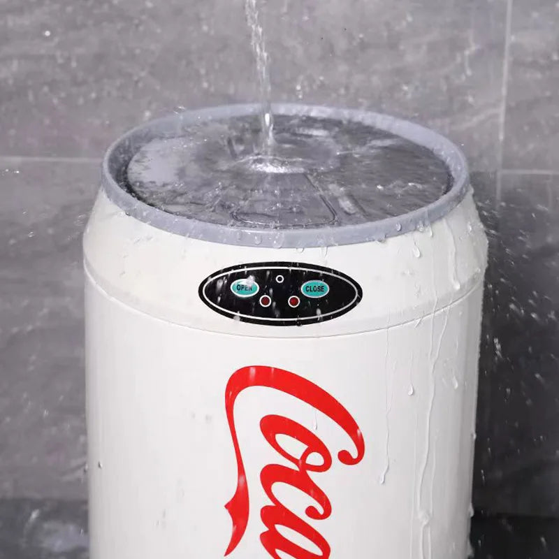Smart Trash Can Automatic Sensor Waste Bins with Lid Creative Bathroom Wastebasket Living Room Kitchen and Home Large Capacity