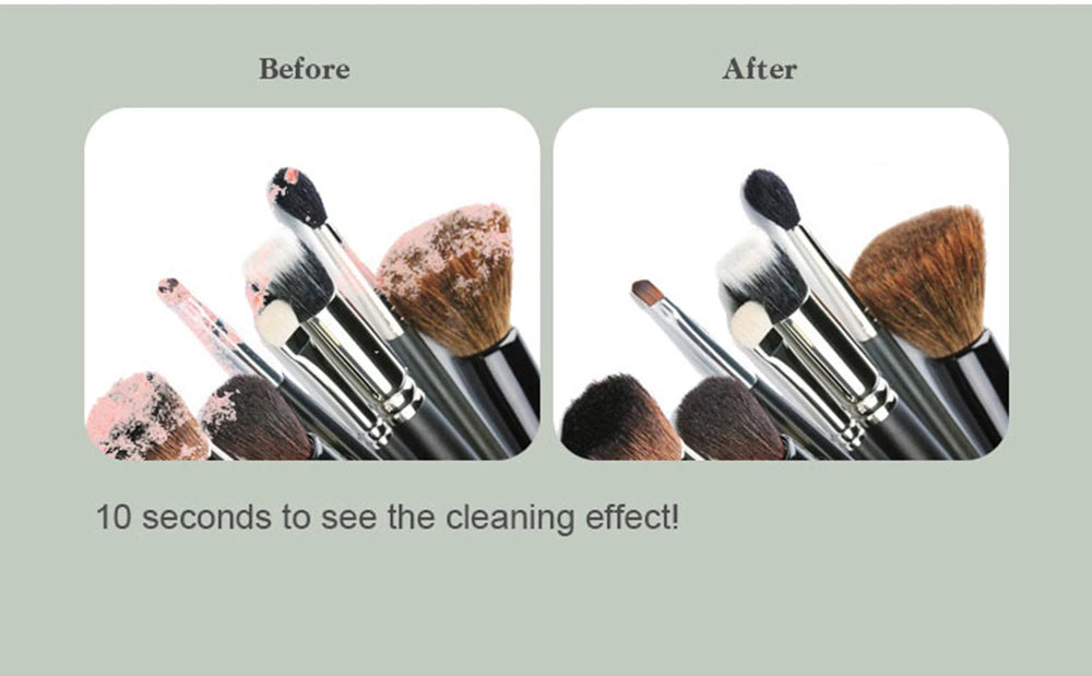 3 In 1 Makeup Brush Cleaner Automatic Spinner Makeup Brush Holder Stand Women Lazy Cleaning Brush Washer Quick Dry Tool