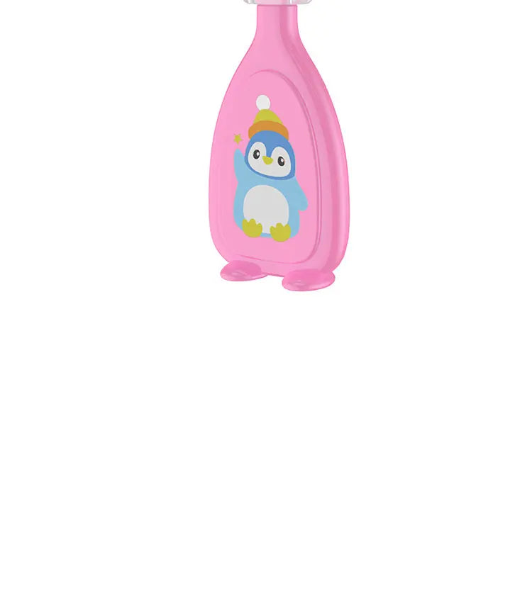 Baby 360 Degree U-shaped Oral Care Cleaning Silicone Soft Toothbrush Cartoon Penguin Koala Cute Children Toothbrush