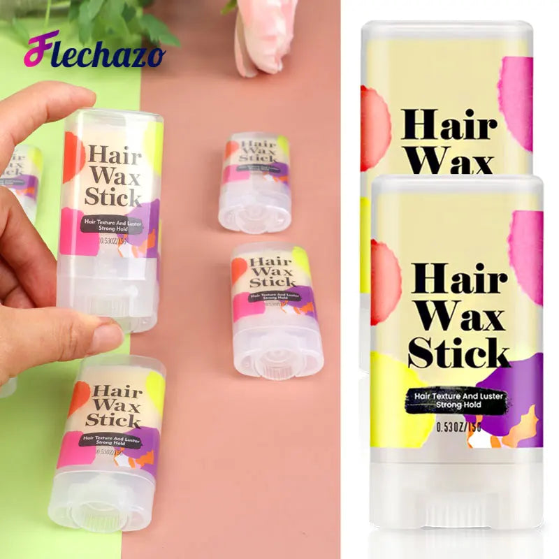 Hair Wax Stick For Fly Aways Frizzy Hair Portable Hair Styling Pomade Stick 1Pcs Travel Size Slick Back Baby Hairs Edge Control