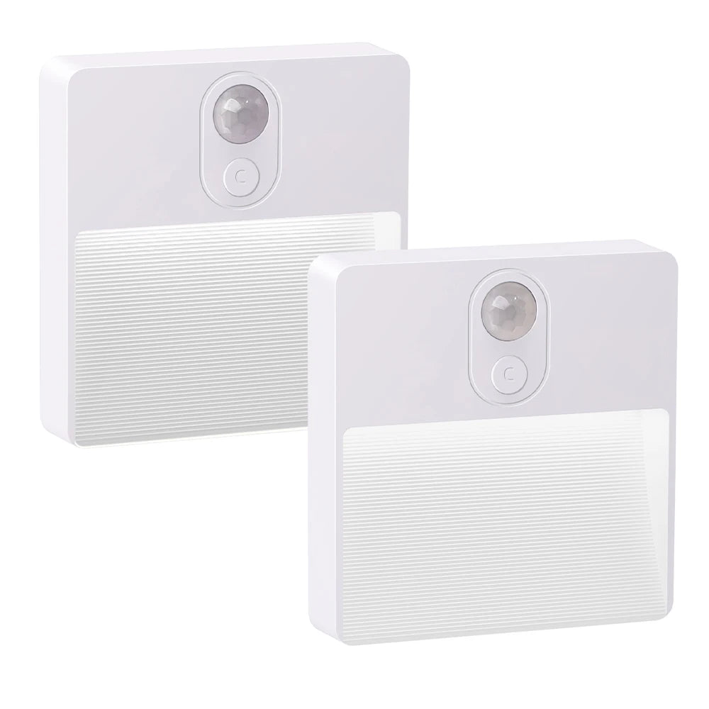 Wireless Night Light, Rechargeable RGB Sensor Wall Lamp, Induction Under Cabinet Lighting, for Closet, Stairs, Corridor, Home De
