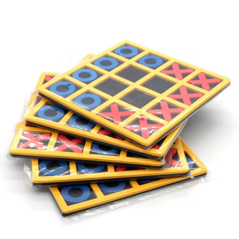 yunyun Tic Tac Toe Game for Kids and Adults, Coffee Table Toy, Living Room Decor and Desk Decor Family Game, Classic Board Game