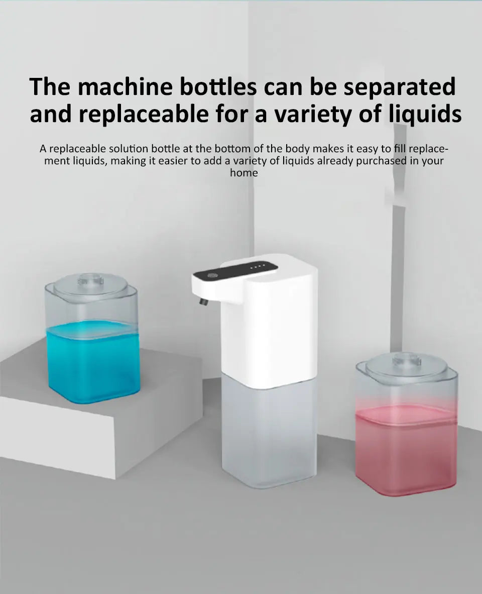 Automatic Inductive Soap Dispenser Smart Hand Washing Soap Machine with USB Charging Touchless Hand Sanitizer Dispenser for Home