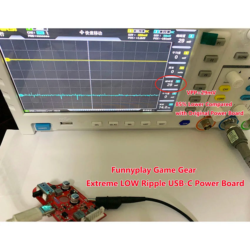 For SEGA Game Gear GG Gaming Console Handheld High Quality USB-C Power Board Accessories