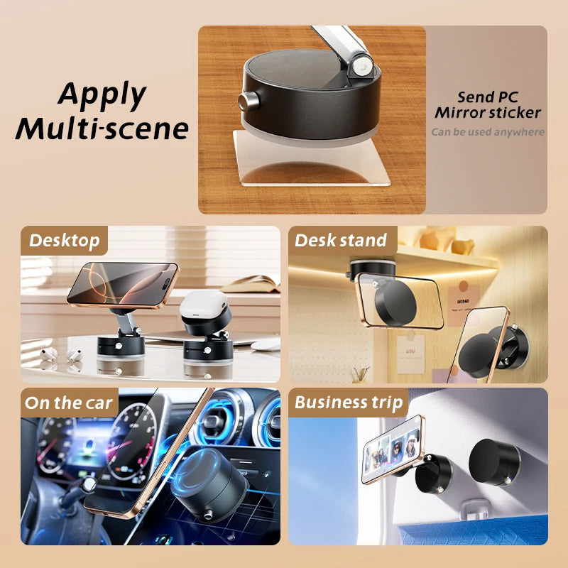 The Magnetic Mobile Phone Holder Is Suitable For A Variety Of Scenarios It Is Small And Iight And Can Be Fixed On Both Sides