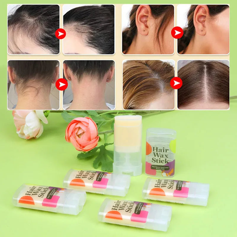 Hair Wax Stick For Fly Aways Frizzy Hair Portable Hair Styling Pomade Stick 1Pcs Travel Size Slick Back Baby Hairs Edge Control