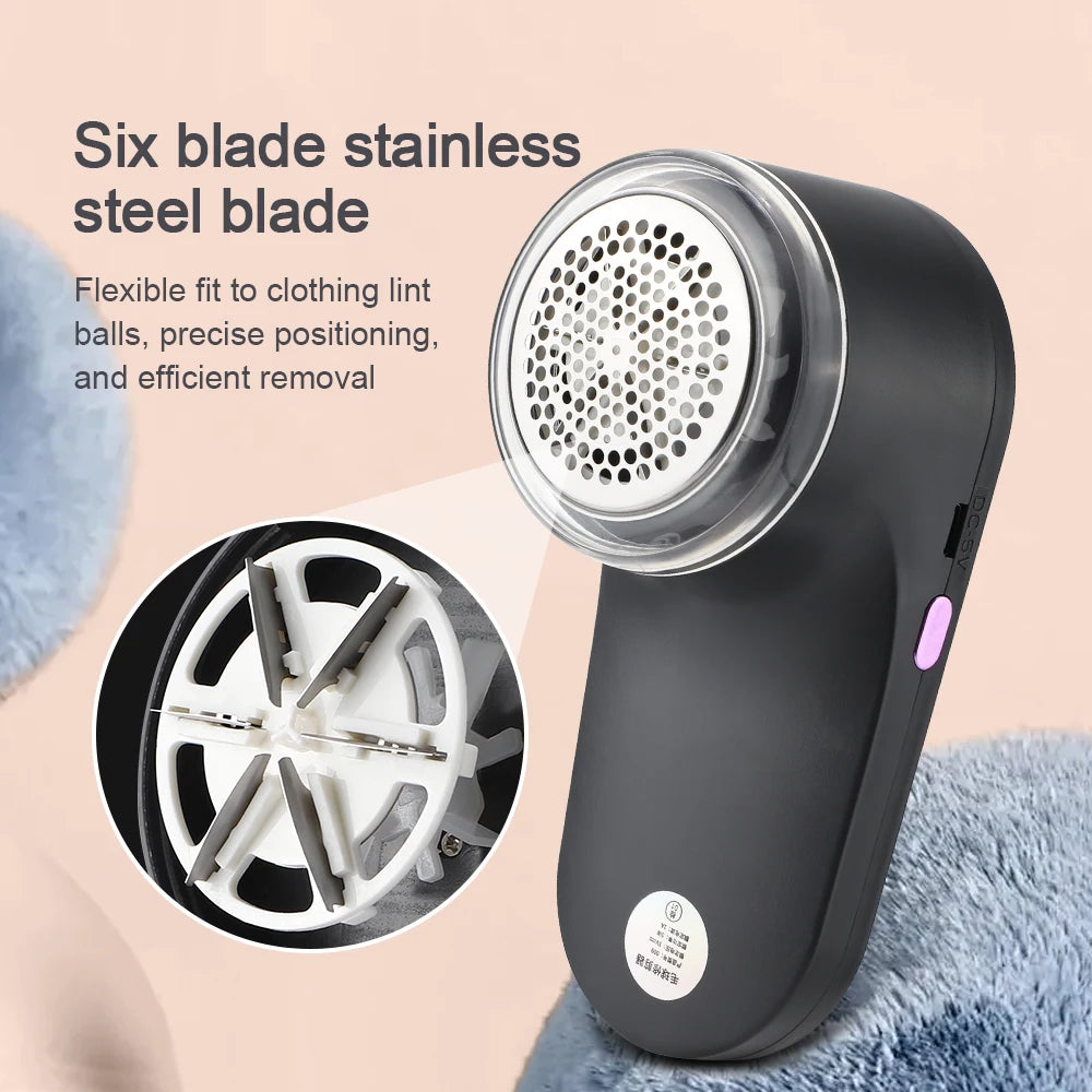 Electric Lint Remover for Clothing Fuzz Fabric Shaver Portable Hair Ball Trimmer Fuzz Pellet Cut Machine Sweater Clothe Shaver