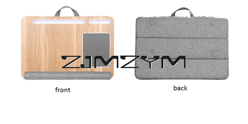 Lap Desk With Pillow Cushion Portable Laptop Desk With Wrist Rest, Mouse Pad, Phone Holder Computer Laptop Stand