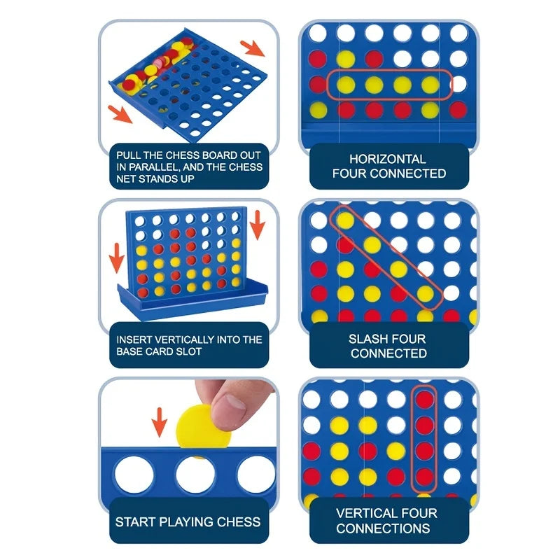 The Classic Game Of Connect 4 Game For 2 Players; Connect 4 Grid Get 4 In A Row Game For Kids Ages 6 And Up Backyard Games For
