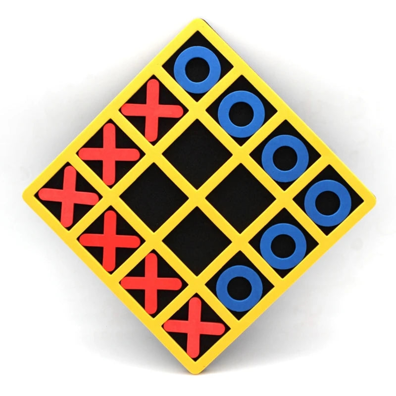 yunyun Tic Tac Toe Game for Kids and Adults, Coffee Table Toy, Living Room Decor and Desk Decor Family Game, Classic Board Game