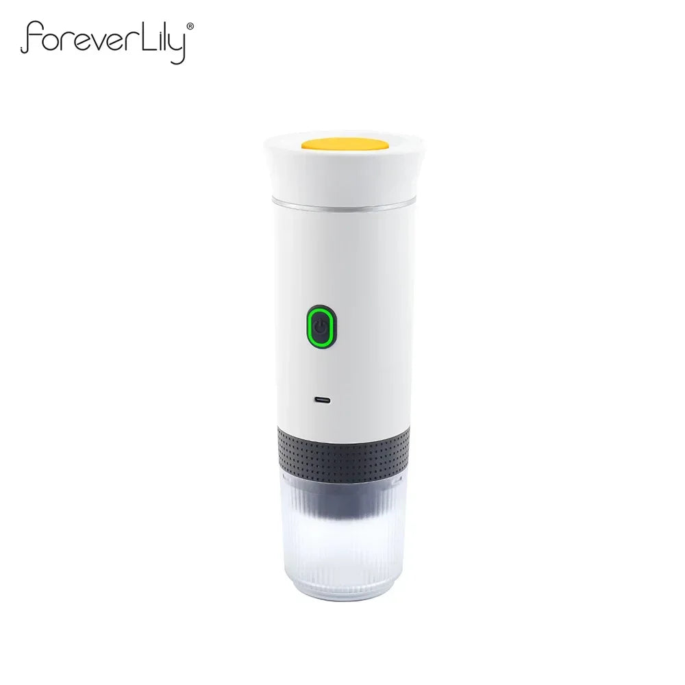 3 in 1 Portable Cordless Espresso Machine Travel, Car and Home Camping Coffee Maker Capsule Powder Coffee Maker Smart Heating