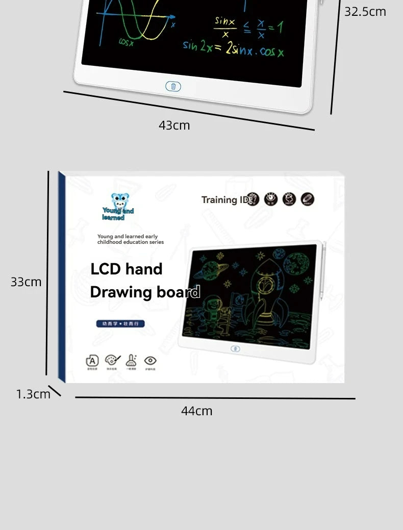 16/20Inch Electronic Writing Tablets Lcd Screen Drawing Board Handwriting Pad Digital Graphic Writing Tablet Kids Gifts School