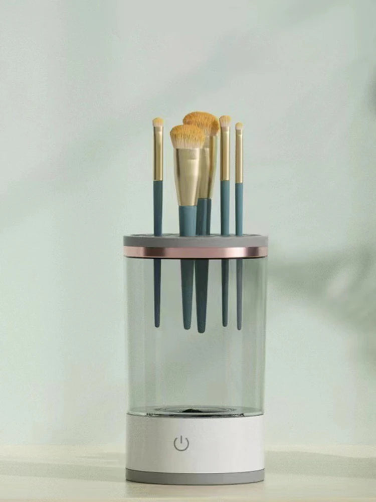 Makeup Brush Cleaner Is An Automatic Rotating Brush Cleaner For Deep Cleaning One Click Operation Is Suitable For All Makeup