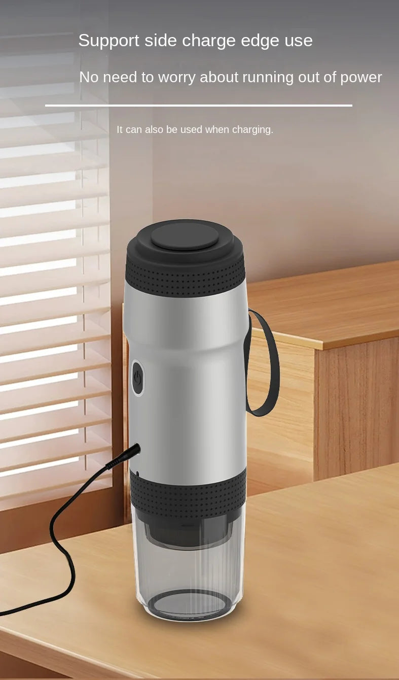 Portable Fully Automatic Espresso Capsule Coffee Machine For Large and Small Capsules Of Coffee Powder Electric Coffee Machine