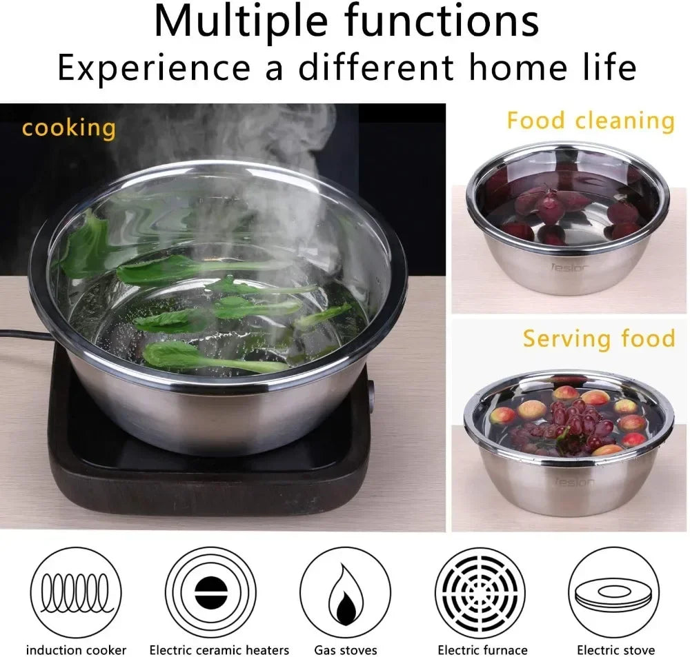 3 in 1 Vegetable Slicer Cutter Graters Drain Basket Stainless Steel Vegetable Salad Maker Bowl Kitchen Accessories Gadget