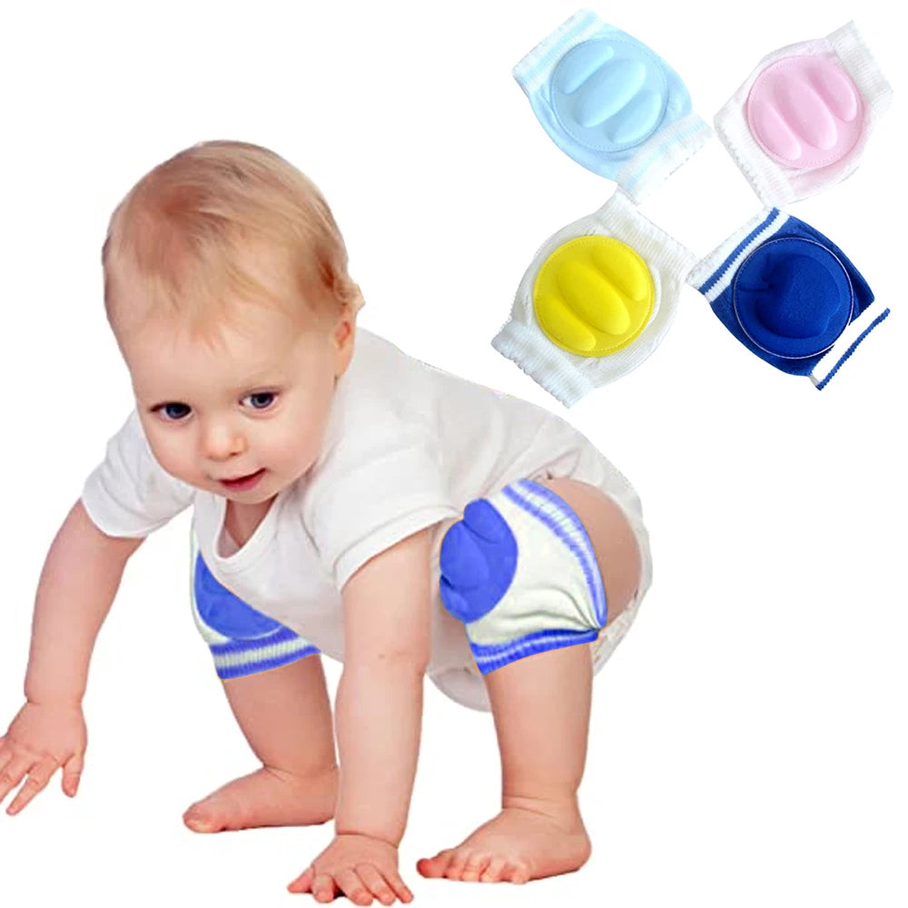 1 Pair Anti-Slip Knee Pads for Babies, Sports Adjustable Baby Knee Pads for Walking, Baby Crawling Knee Pads for Baby Protection