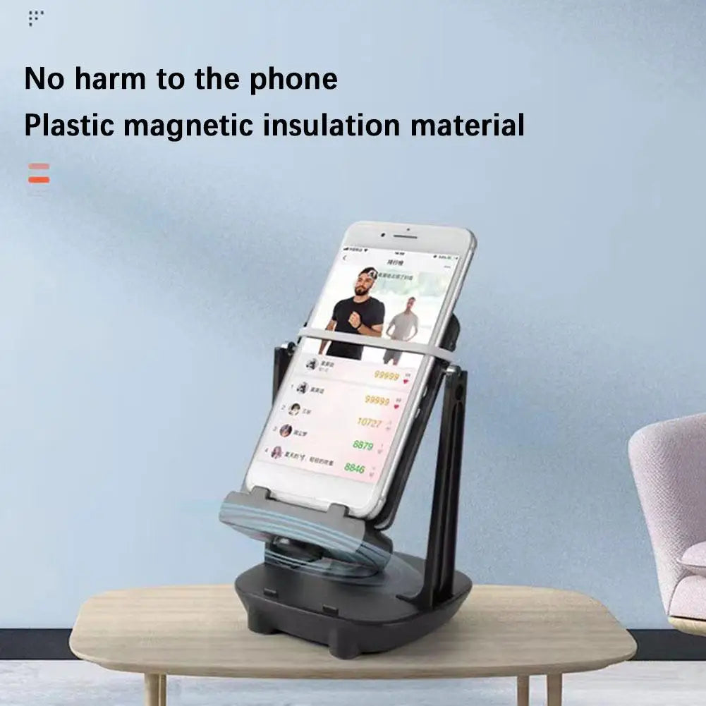 Pedometer Desk Wiggler Mobile Phone Stand Holder Automatic Swing Shake Phone Walking Swing Shaker Brush Stepper For All Phone 
