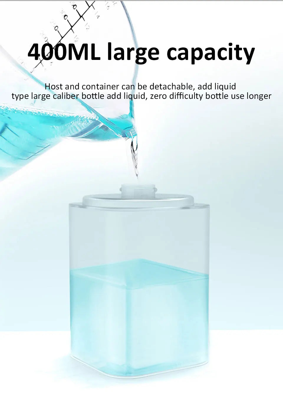 Automatic Inductive Soap Dispenser Smart Hand Washing Soap Machine with USB Charging Touchless Hand Sanitizer Dispenser for Home