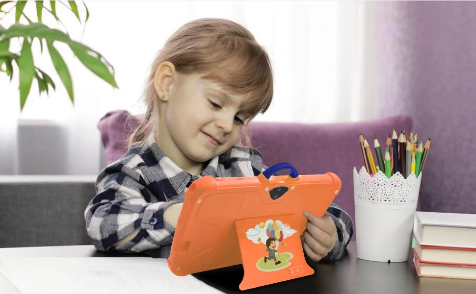 New 7 Inch 5G WiFi Tablet Pc for Children's best Gifts Android Kids Game Educational Learning Tablets Quad Core 4GB RAM 64GB ROM