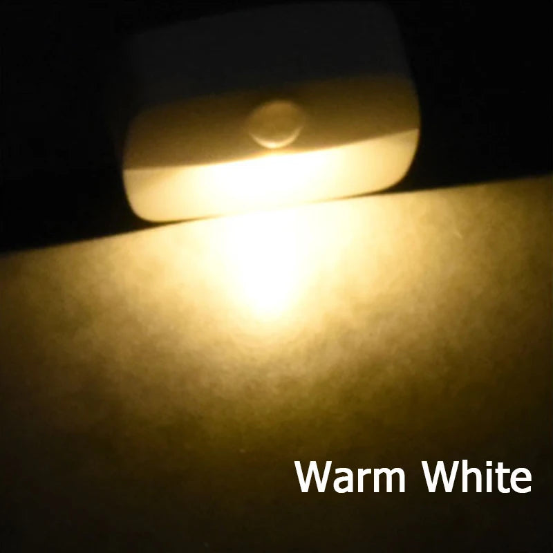 LED Night Light EU Plug In Smart Motion Sensor Light 220V Wall Lamp for Home Aisle WC Hallway Stair Kitchen Bedroom Night Lamp