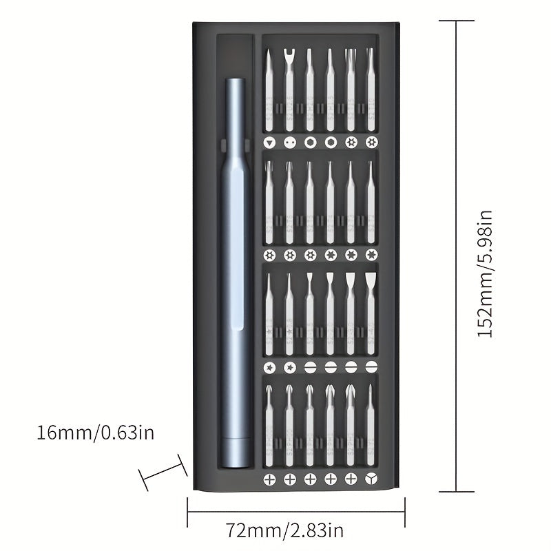 24-in-one multi-functional precision screwdriver set for mobile phone tablet disassembly repair tool bit removal complete set