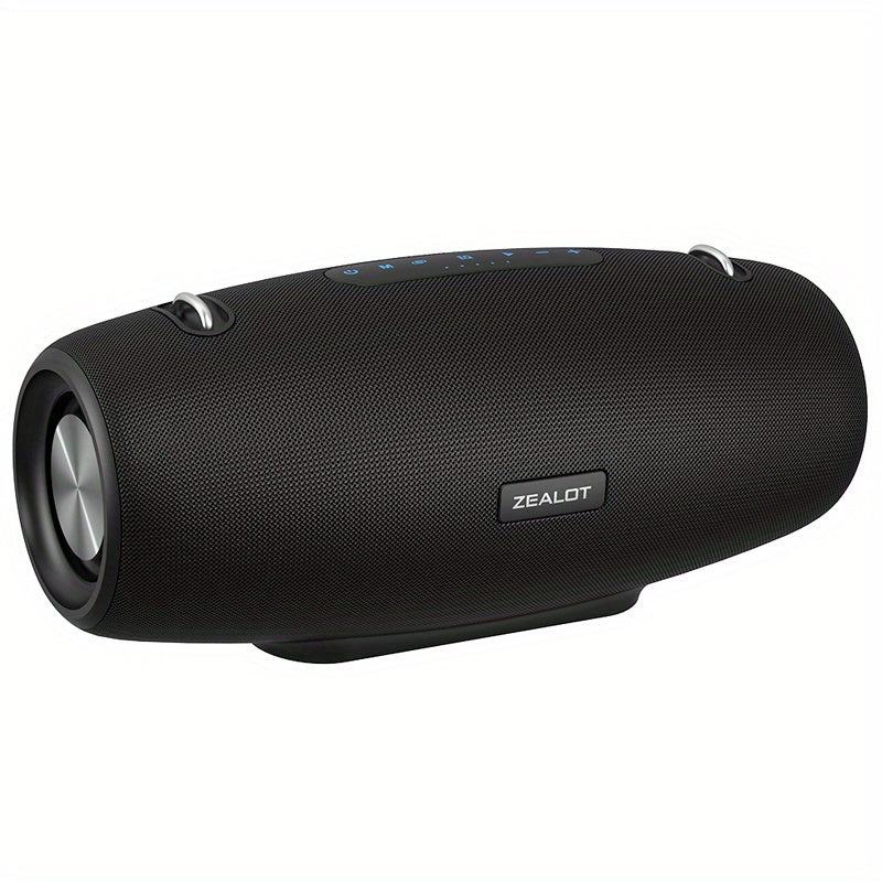 ZEALOT S67 14400mAh 60W Wireless Speakers - Loud Stereo, Booming Bass, Dual Pairing, 40 Hours Playtime, Waterproof, Portable Subwoofer - Includes Shoulder Strap, Charging Cable, Aux Cable, TF USB Plug-in Card, Compatible with