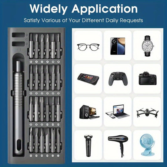 25-in-1 Multi-Function Precision Screwdriver Set, Durable, Uncharged - for Mobile Phone & Tablet Repair