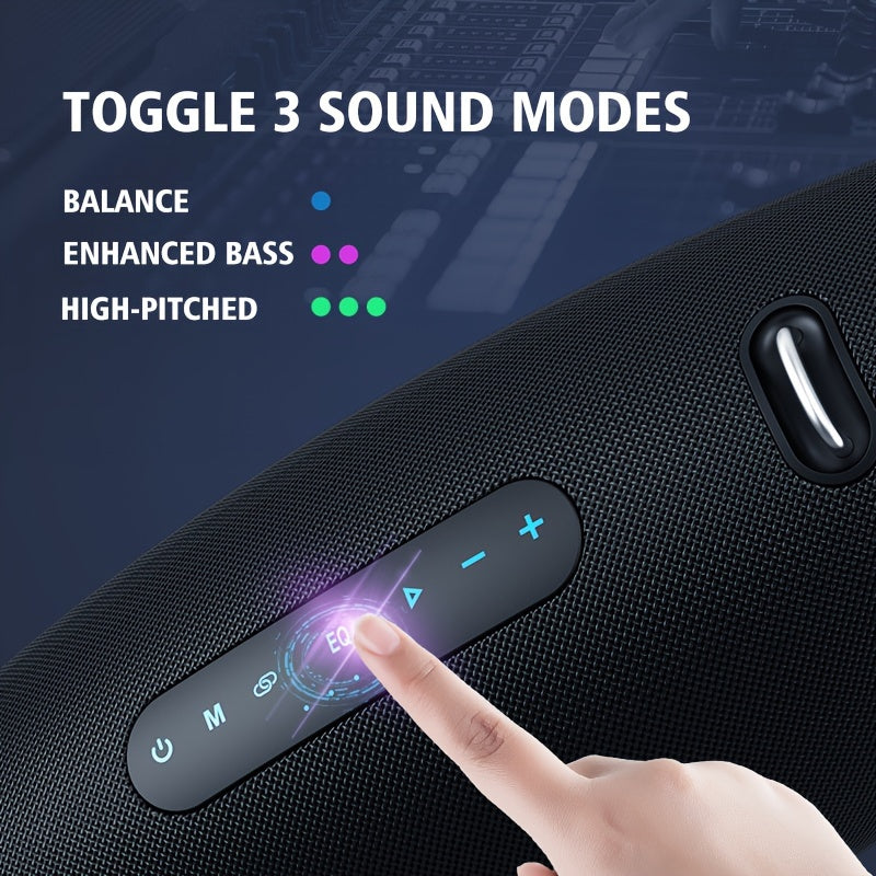 ZEALOT S67 14400mAh 60W Wireless Speakers - Loud Stereo, Booming Bass, Dual Pairing, 40 Hours Playtime, Waterproof, Portable Subwoofer - Includes Shoulder Strap, Charging Cable, Aux Cable, TF USB Plug-in Card, Compatible with