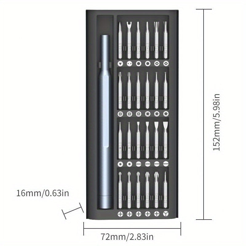 24-in-one multi-functional precision screwdriver set for mobile phone tablet disassembly repair tool bit removal complete set