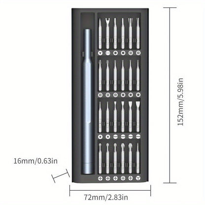 24-in-one multi-functional precision screwdriver set for mobile phone tablet disassembly repair tool bit removal complete set
