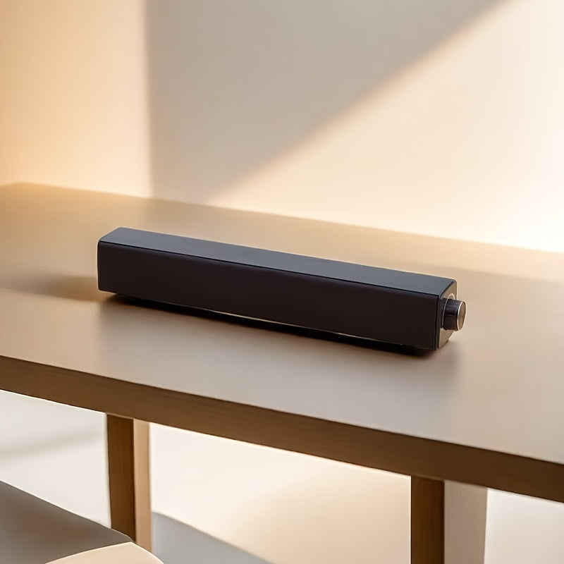 [15W Portable Wireless Speaker] 1pc Portable Speaker With 15W Built-in 4500mAH Battery Bar Subwoofer Music Player Wireless Home Outdoor Wireless Stereo Speaker For PC Theater TV Speaker Connect Mobile Phone/Tablet/TV
