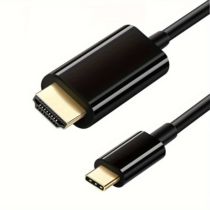 6ft Type C USB C To HDTV 4K Cable Adapter Mobile Phone Tablet HDTV Converter For Samsung Galaxy HUAWEI Macbook Xiaomi Type-C Devices