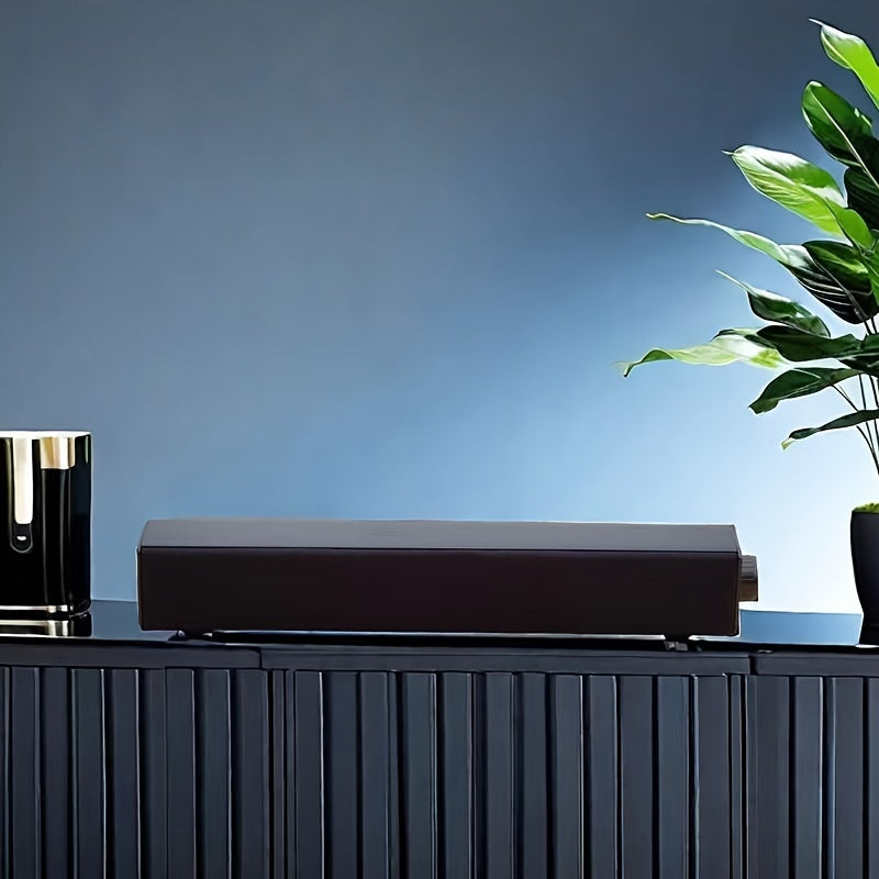 [15W Portable Wireless Speaker] 1pc Portable Speaker With 15W Built-in 4500mAH Battery Bar Subwoofer Music Player Wireless Home Outdoor Wireless Stereo Speaker For PC Theater TV Speaker Connect Mobile Phone/Tablet/TV