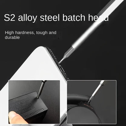 24-in-one multi-functional precision screwdriver set for mobile phone tablet disassembly repair tool bit removal complete set
