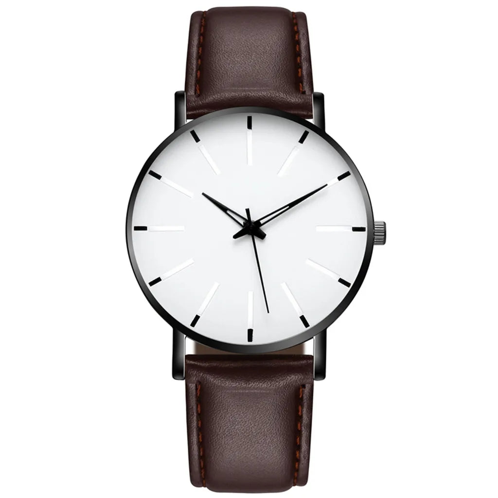 2023 Minimalist Men Fashion Ultra Thin Watches Simple Men Business Stainless Steel Mesh Belt Quartz Watch Relogio Masculino