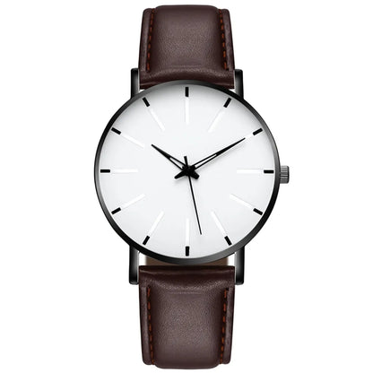 2023 Minimalist Men Fashion Ultra Thin Watches Simple Men Business Stainless Steel Mesh Belt Quartz Watch Relogio Masculino