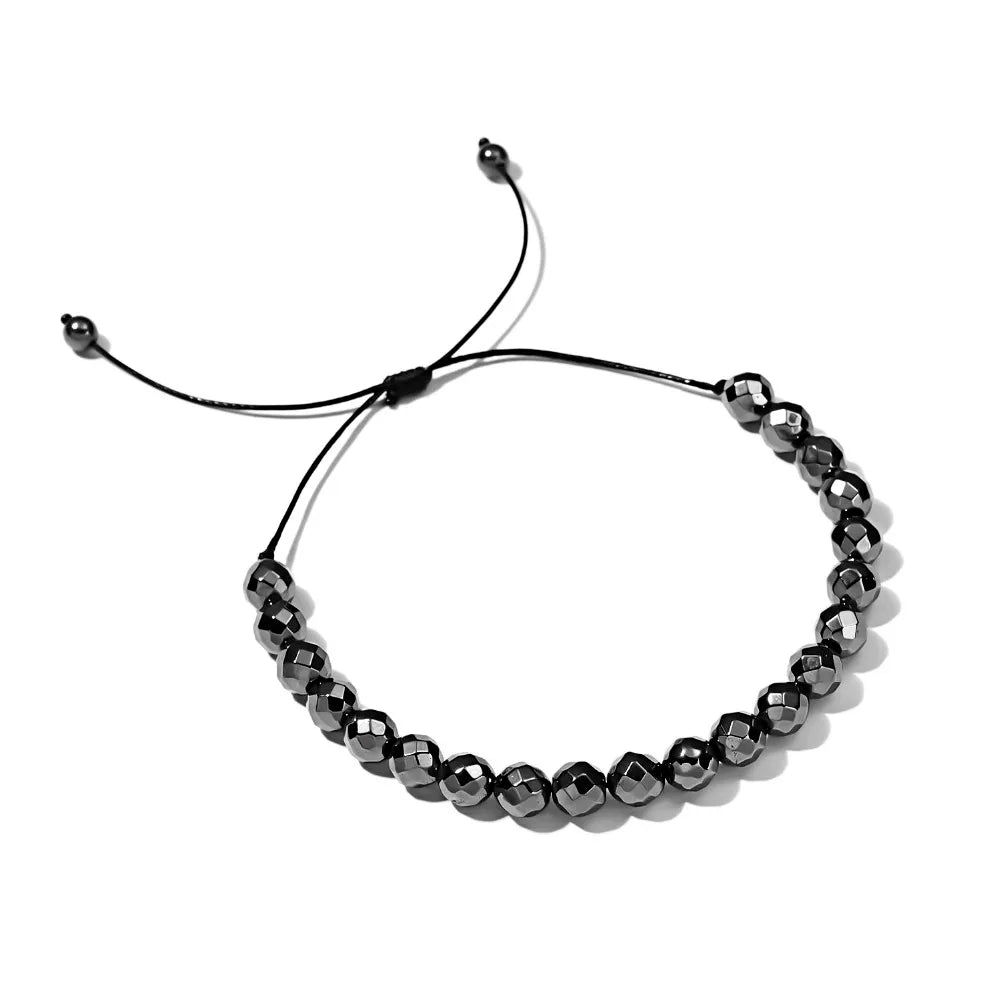 Magnetic therapy Health Care Loss Weight Effective Black Stone Bracelets Slimming Stimulating Acupoints Arthritis Pain Relief