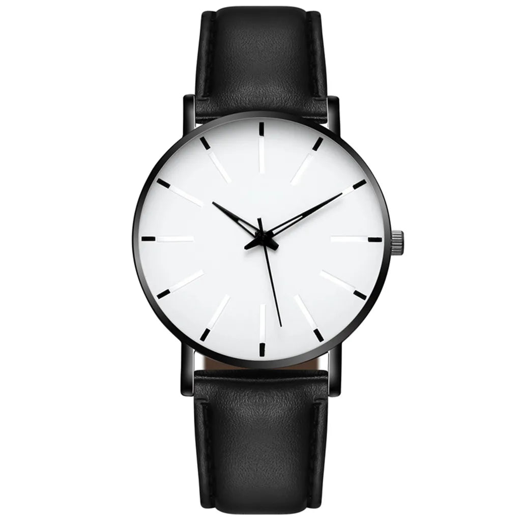 2023 Minimalist Men Fashion Ultra Thin Watches Simple Men Business Stainless Steel Mesh Belt Quartz Watch Relogio Masculino