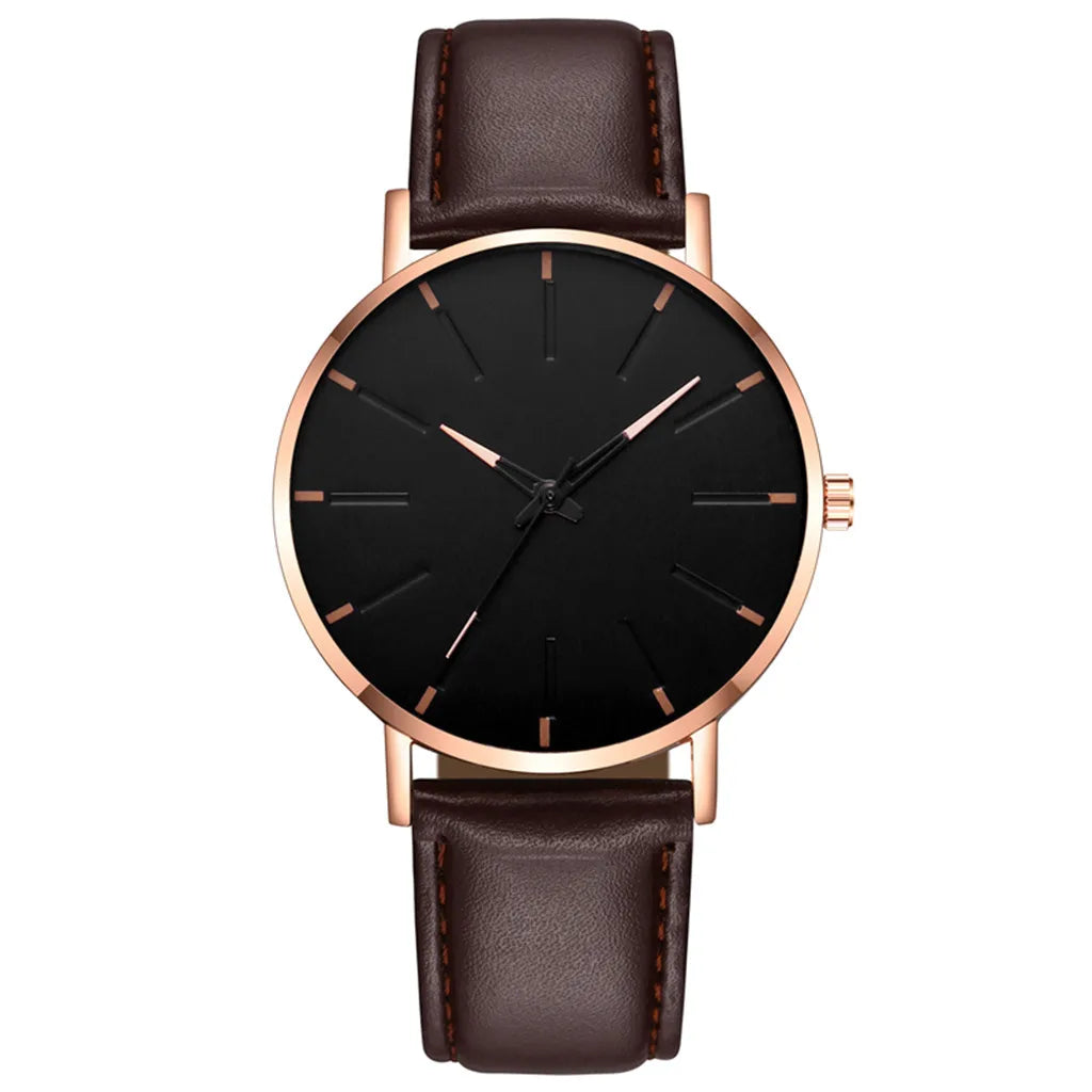 2023 Minimalist Men Fashion Ultra Thin Watches Simple Men Business Stainless Steel Mesh Belt Quartz Watch Relogio Masculino